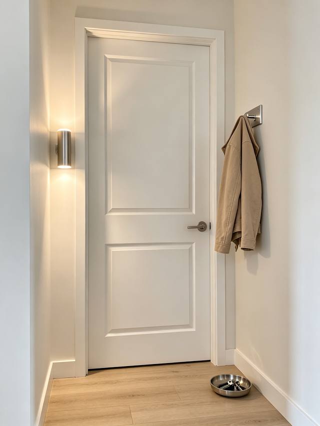 A small open space by the door